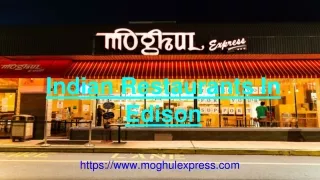 Indian Restaurants In Edison