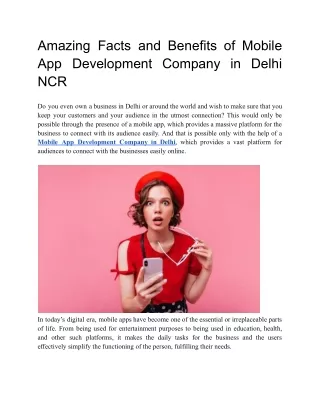 amazing facts and benefits of mobile