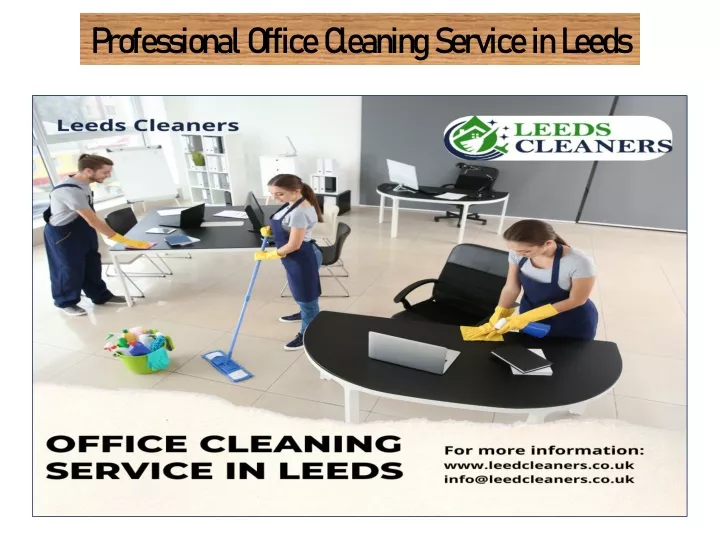 professional office cleaning service in leeds