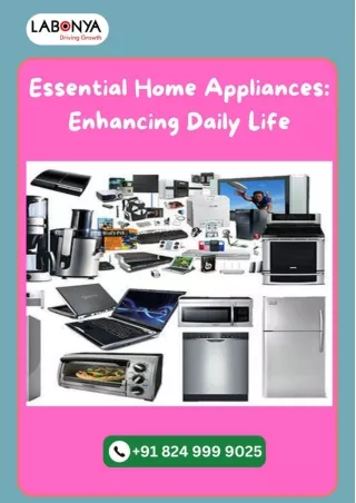 Essential Home Appliances