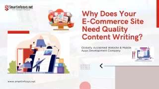 why does your e commerce site need quality