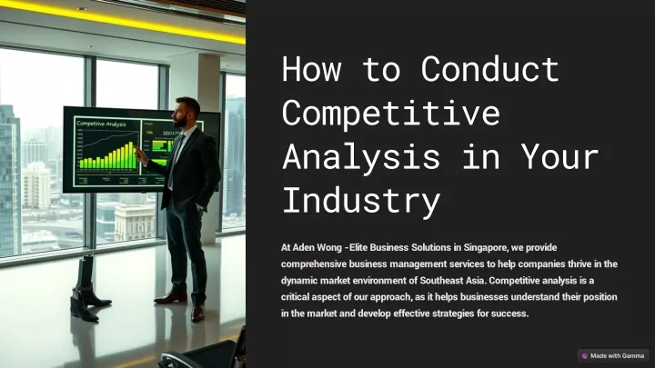 how to conduct competitive analysis in your