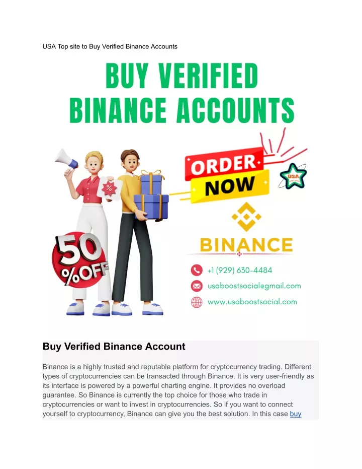 usa top site to buy verified binance accounts