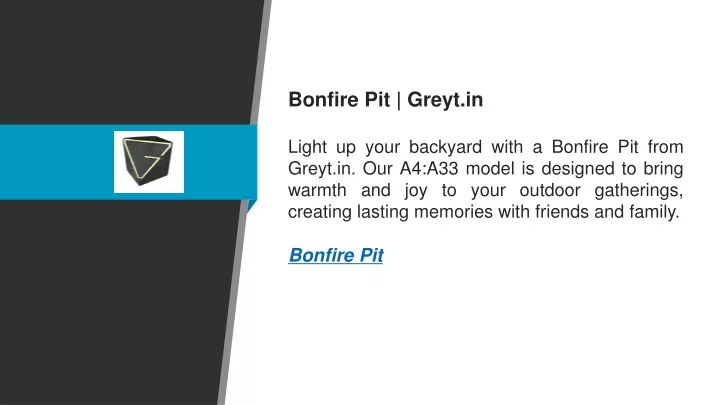 bonfire pit greyt in light up your backyard with