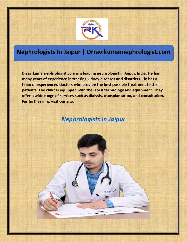 nephrologists in jaipur drravikumarnephrologist