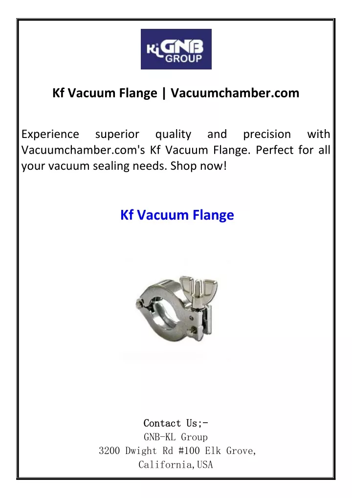 kf vacuum flange vacuumchamber com