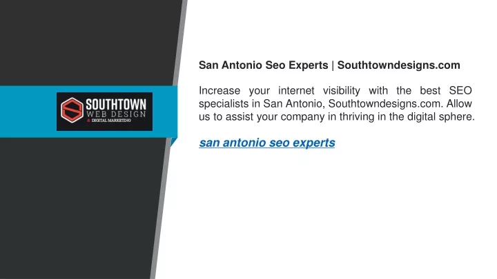 san antonio seo experts southtowndesigns