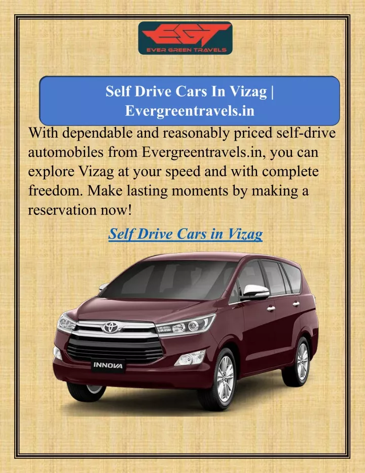 with dependable and reasonably priced self drive