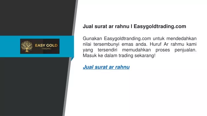 jual surat ar rahnu l easygoldtrading com gunakan