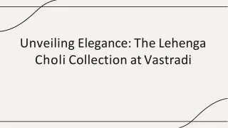 The Best Lehenga Choli Collection At Vastradi
