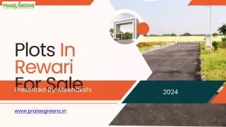 Plots in Rewari For Sale PPT