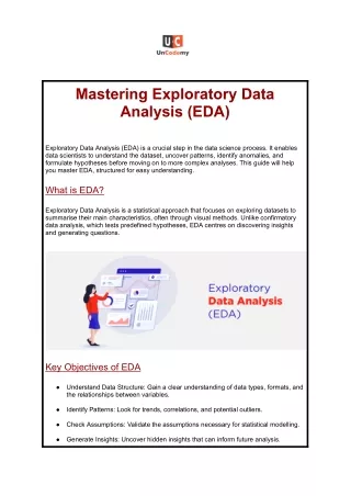 Mastering Exploratory Data Analysis (EDA)