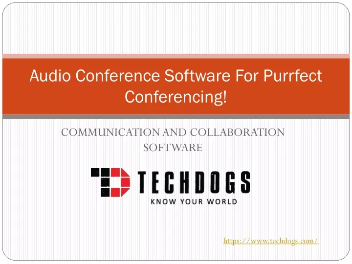 audio conference software for purrfect conferencing