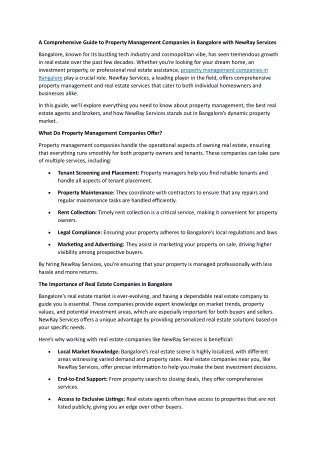 a comprehensive guide to property management