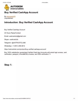 Buy Verified CashApp Account-Best 100% US UK AUS verified