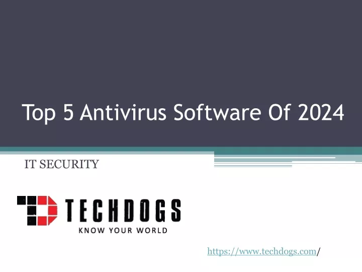 top 5 antivirus software of 2024