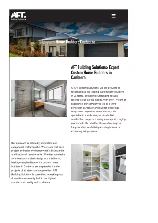 custom home builders canberra