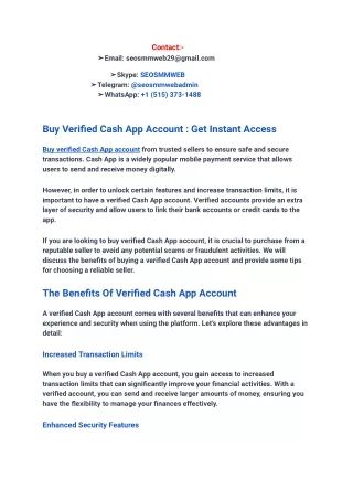 How to  Buy Verified  Cash App Account in 5 minutes Right Way