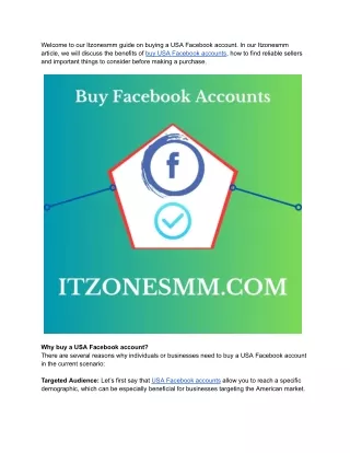 Where to Buy Facebook Accounts