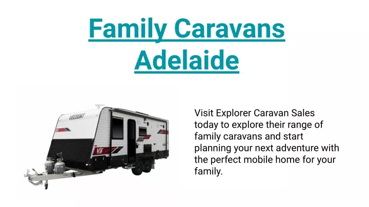 family caravans adelaide