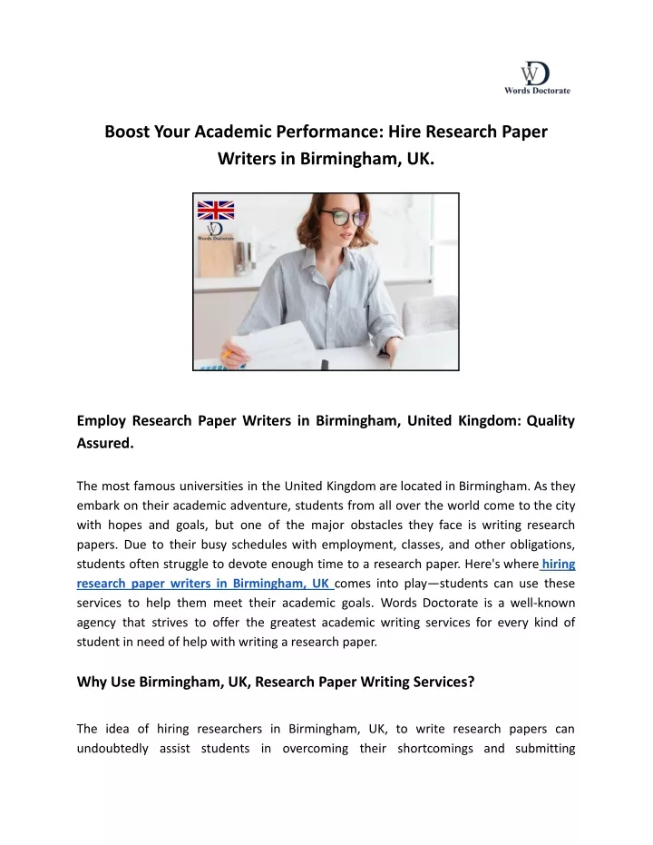 boost your academic performance hire research