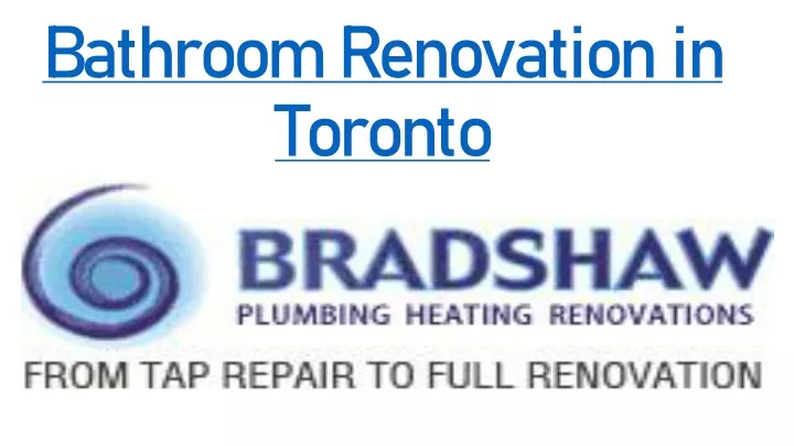 bathroom renovation in toronto