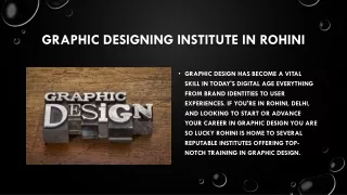 Graphic Designing Institute In Rohini