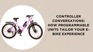 controller conversations how programmable units