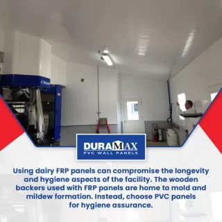 Install Dairy Vinyl Panels for a contamination-free dairy unit