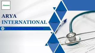 Arya International-HCG Injection Exporters