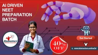 Biomentors Introduces AI-Powered Batch for NEET Preparation