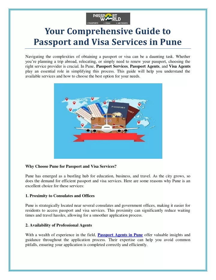 your comprehensive guide to passport and visa