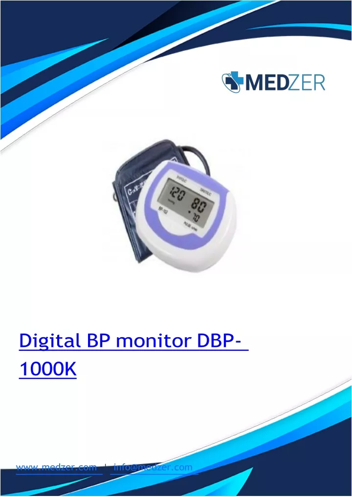 digital bp monitor dbp 1000k