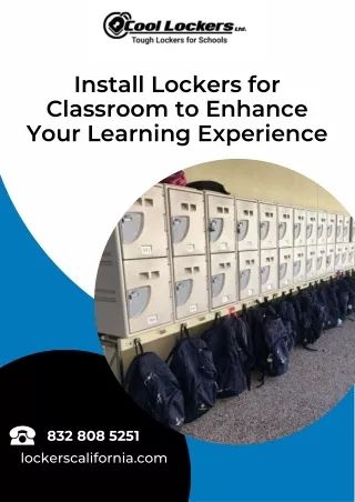 Install Lockers for Classroom to Enhance Your Learning Experience