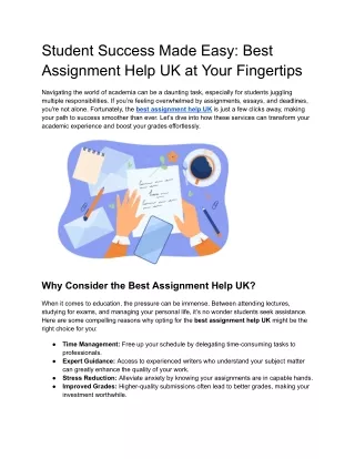 student success made easy best assignment help