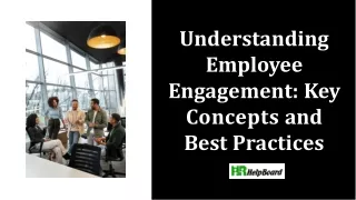 understanding employee engagement key concepts