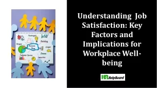 understanding job satisfaction key factors
