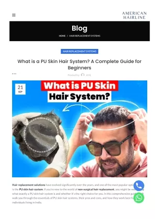 What-is a PU Skin Hair System A Complete Guide for-Beginners