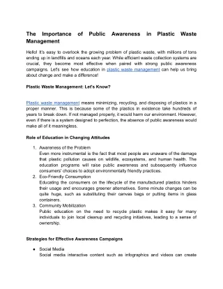 Plastic waste management (1)