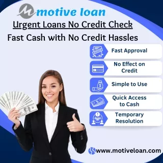 Secure Urgent Loans No Credit Check – Stress-Free Financial Support