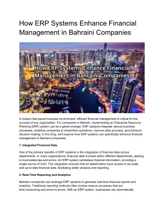 _ERP Bahrain