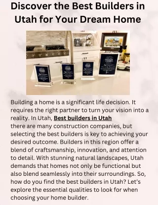 Top Builders in Utah - Heritage Craft Homes Excellence