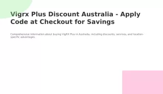 Vigrx Plus Discount Australia - Apply Code at Checkout for Savings