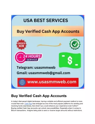 Buy Verified Cash App Accounts