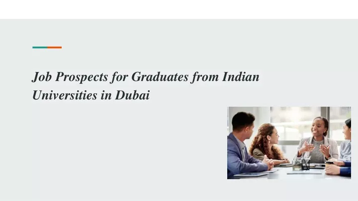 job prospects for graduates from indian universities in dubai