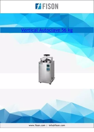 Vertical-Autoclave 56 kg