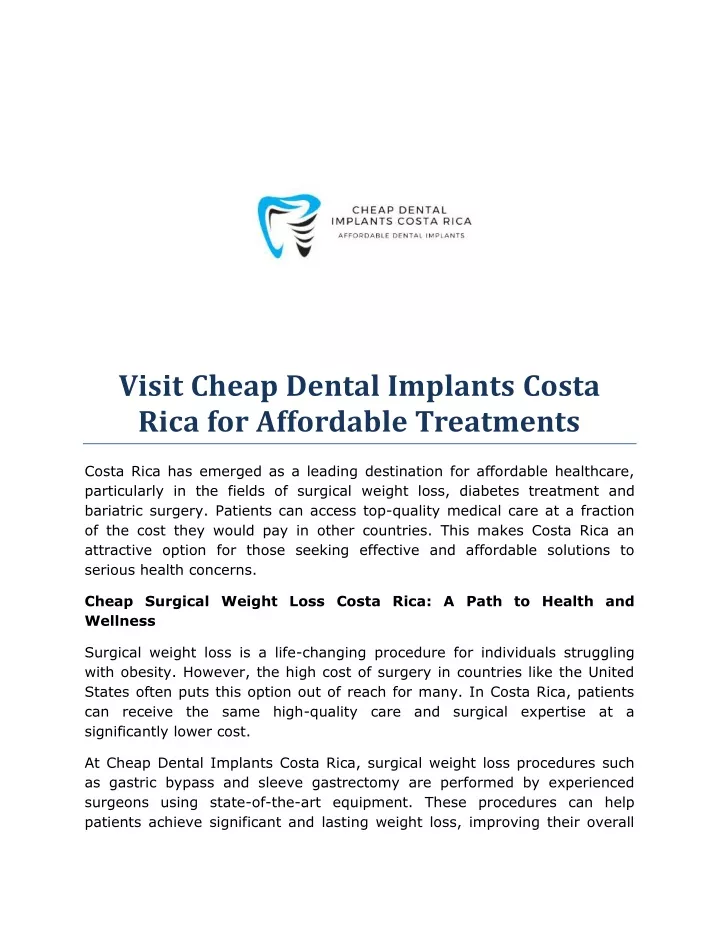 visit cheap dental implants costa rica