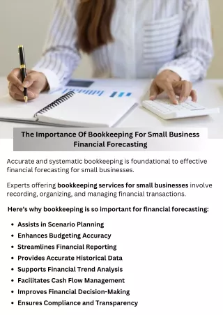 the importance of bookkeeping for small business