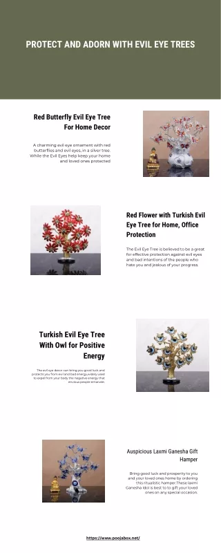 protect and adorn with evil eye trees