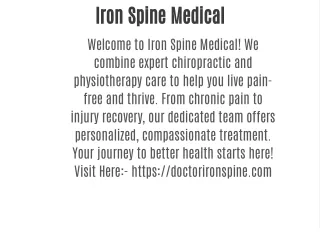 iron spine medical welcome to iron spine medical